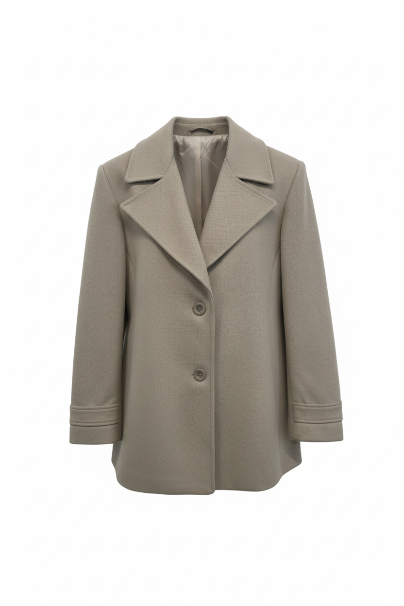 cappotto medio con martingana ROMI2726 PANNA MARICLA 