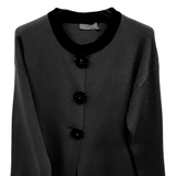 giacca bicolor bottoni fiore A26IMP03065 NERO MARICLA 