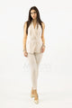 Completo gilet smoking con pantalone