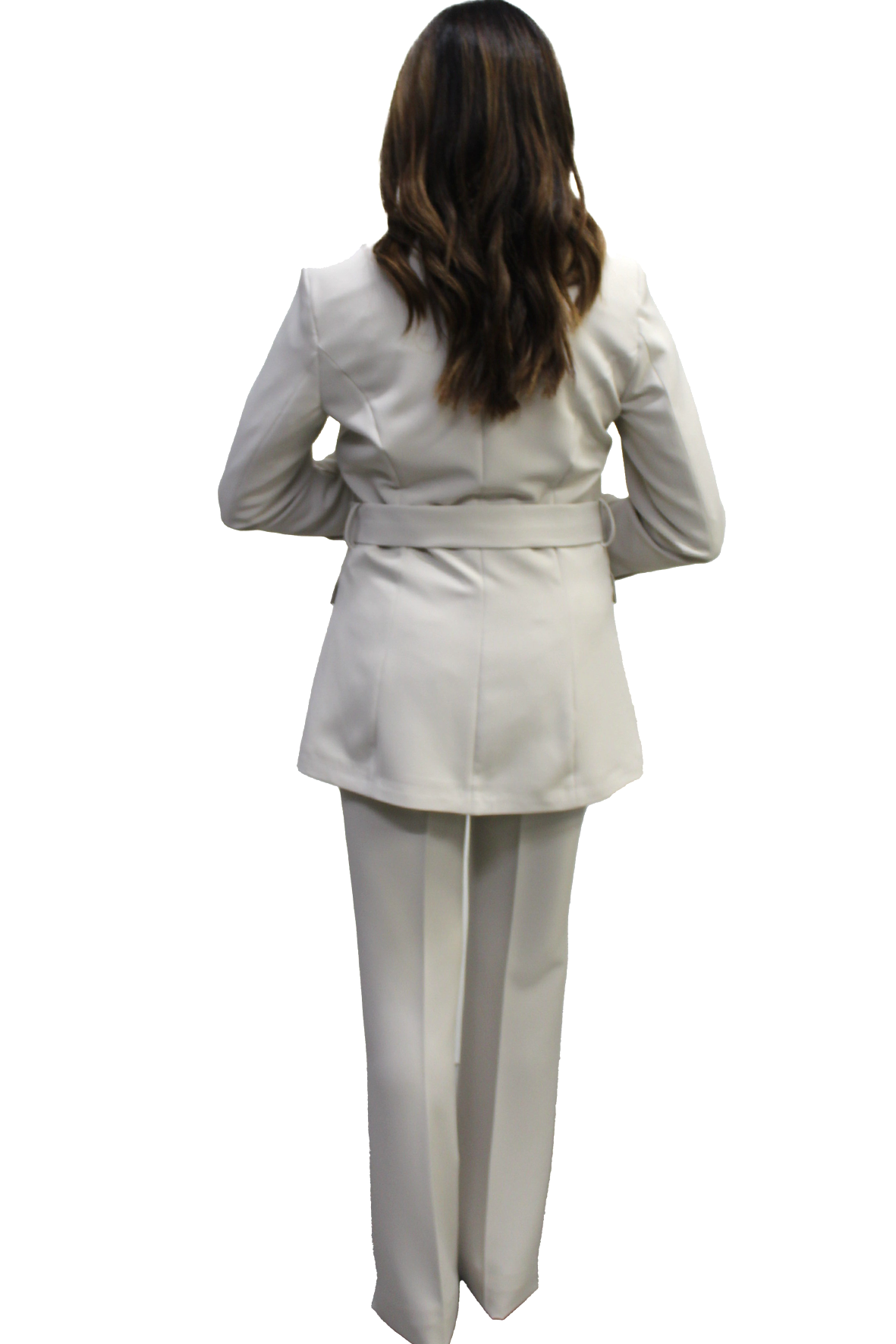 Tailleur Completo con cinturino in vita AD09232 BURRO MARICLA 