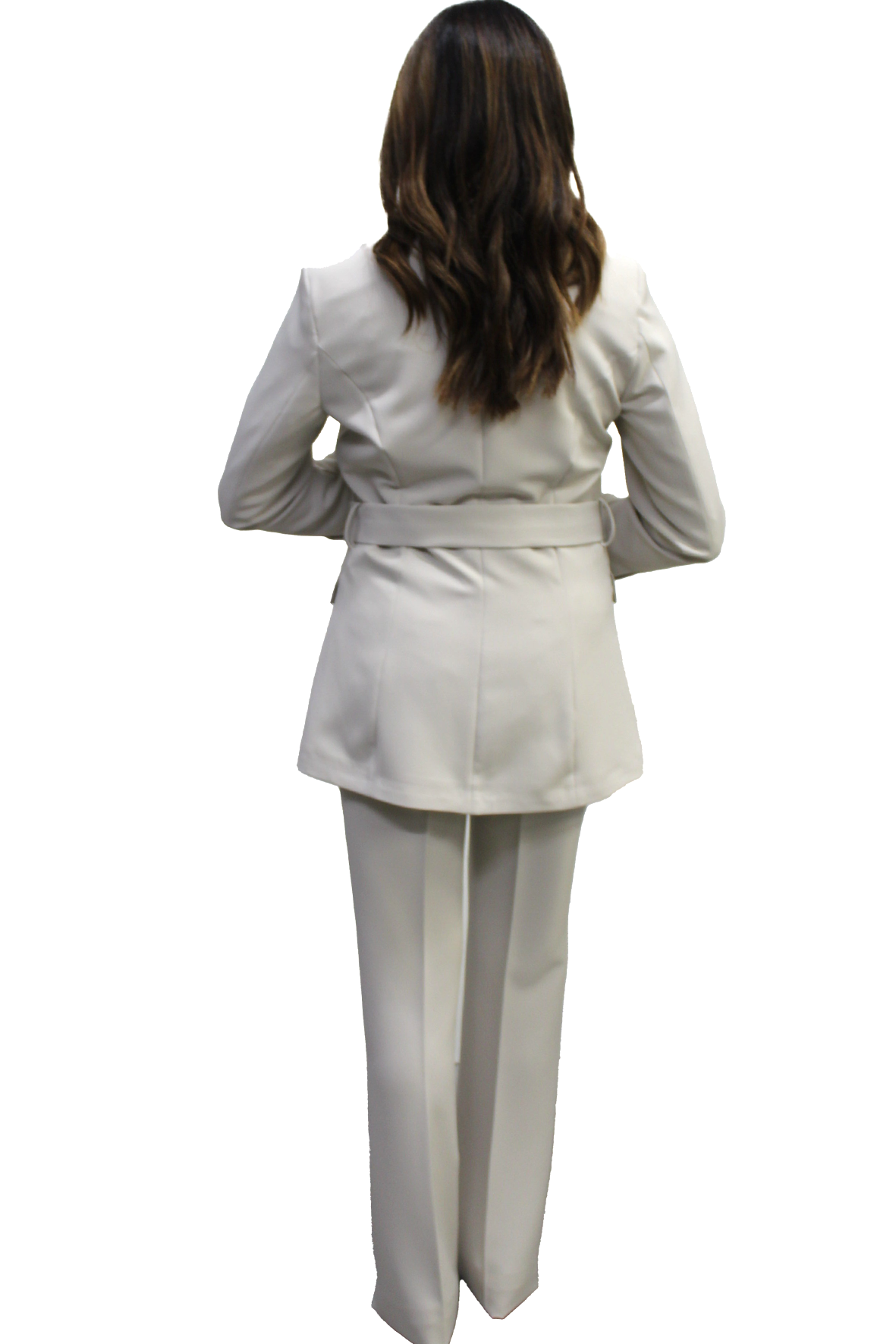 Tailleur Completo con cinturino in vita AD09232 BURRO MARICLA 
