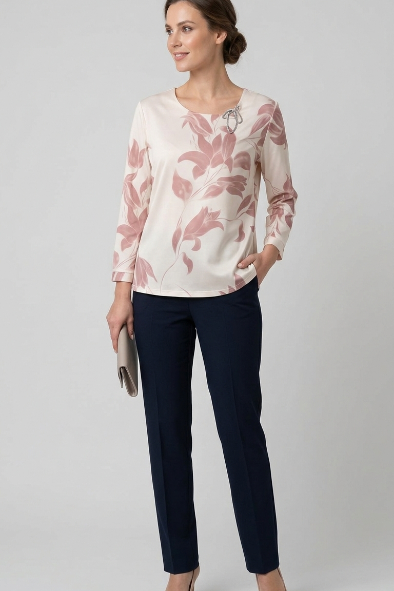 casacca fantasia DB10967 ROSA MARICLA 