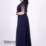 con paiette pioggia JC34829 BLU MARICLA ELEGANCE 