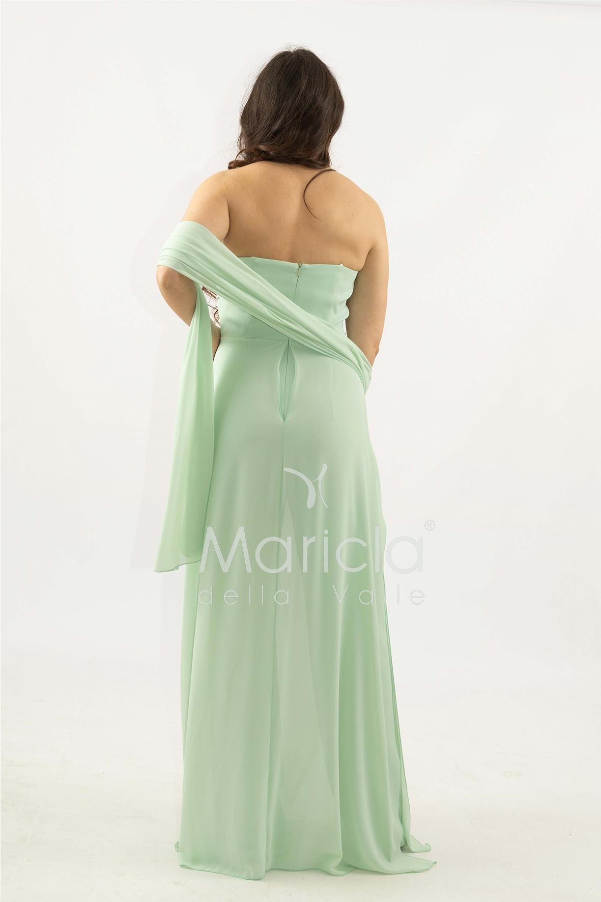 tuta con corpetto strass SH914TU MENTA SHARON 