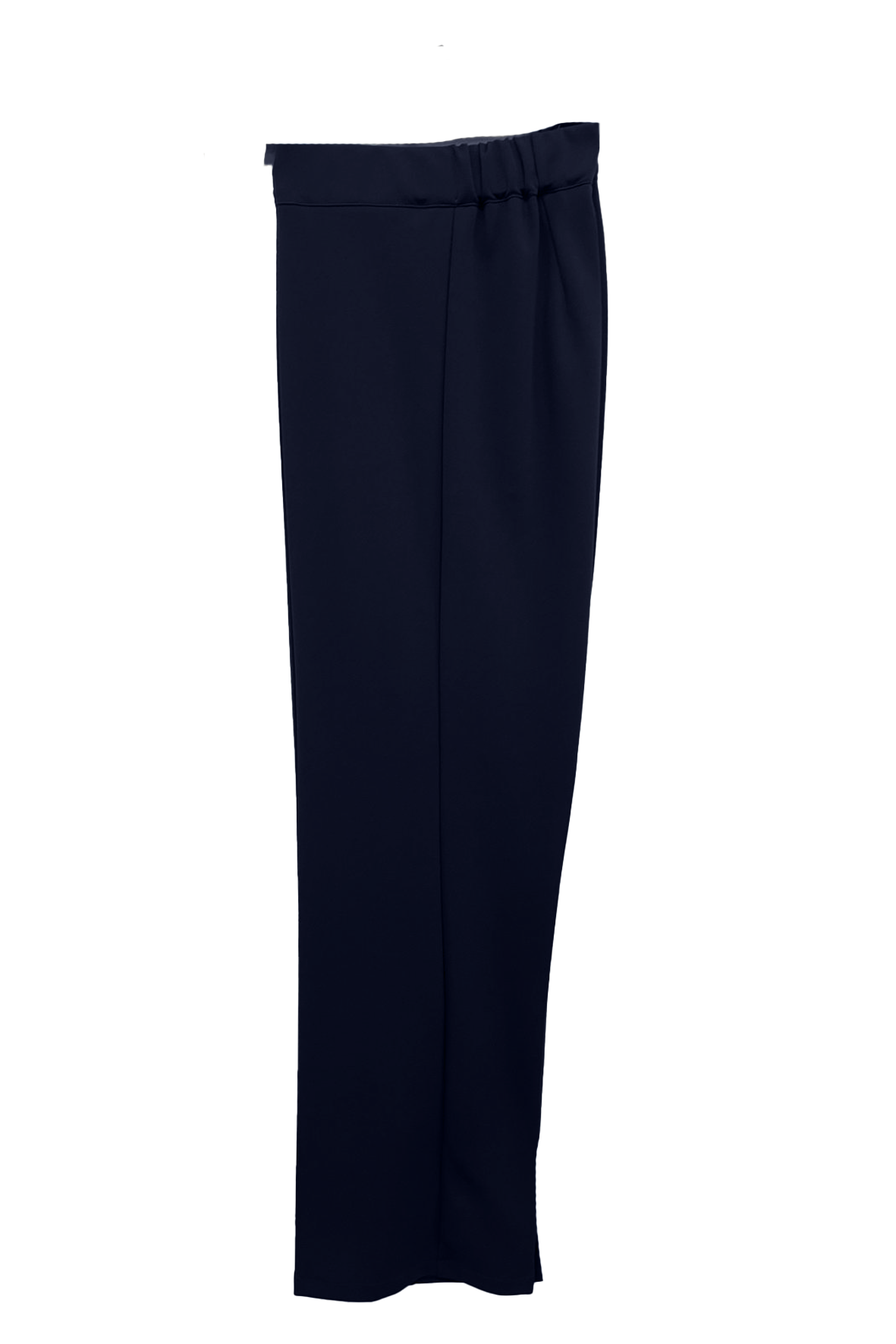 pantalone tubolare crepe GR1353 BLU MARICLA 