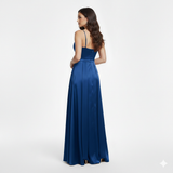 Abito lungo con spacco JC35456 ROYAL MARICLA ELEGANCE 