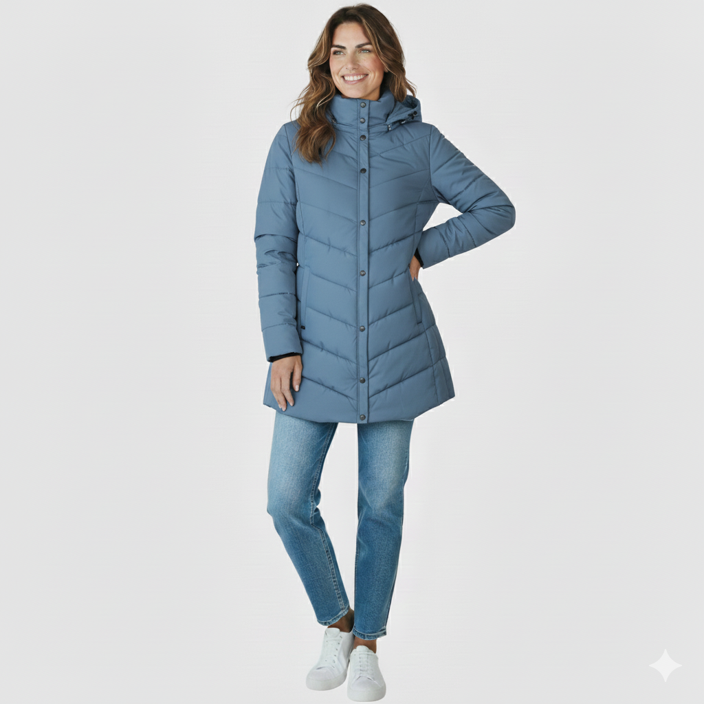 Giaccone piumino CRISTAL AZZURRO MARICLA 