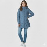 Giaccone piumino CRISTAL AZZURRO MARICLA 