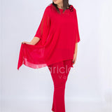Completo pantalone e casacca PF411 FUXIA PAOLA FORTI 