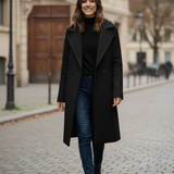 cappotto doppio petto melange AZ69CA NERO MARICLA 