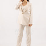 Tailleur smoking Completo 3 pezzi SH726TP CREMA SHARON 