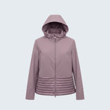 Giubbino tecnico trapuntato con cappuccio EC24110 ROSA MARICLA 