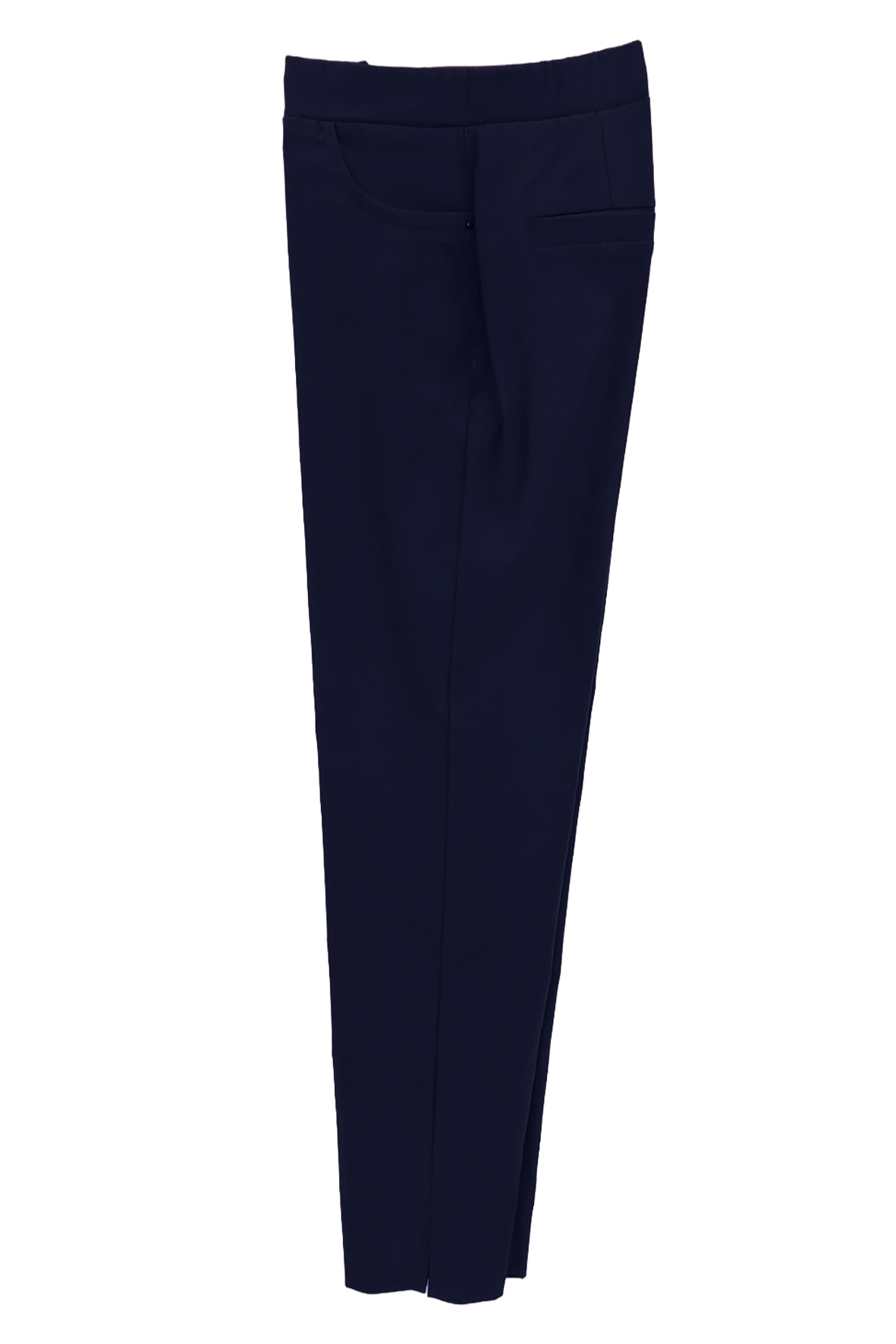 Pantalone elasticizzato CF16224 BLU CARLA FERRONI 