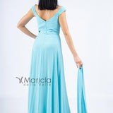 Abito con corpetto drappeggiato BB27619 TIFFANY MARICLA ELEGANCE 