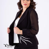 tailleur man.camicia PF3100 NERO PAOLA FORTI 
