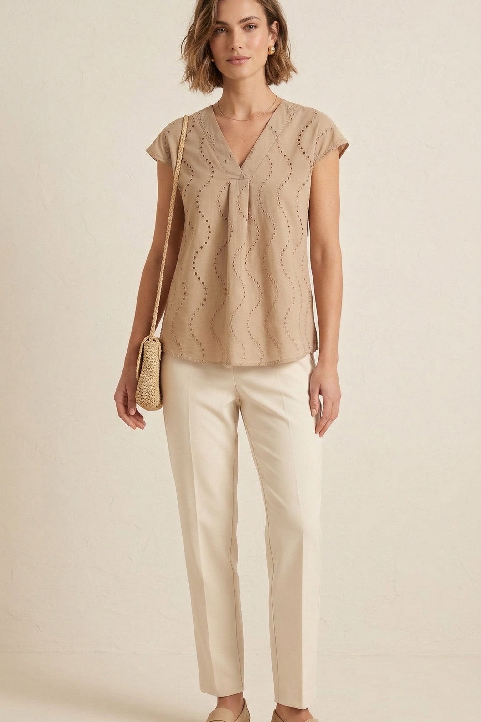 canotta sangallo DB11082 CREMA MARICLA 