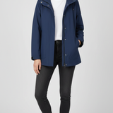 Giacca Tecnica con Cappuccio  Stile Urban & Outdoor CF22192 BLU CARLA FERRONI 