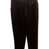 Pantalone sportivo con elastico in vita e glitter CF70058 MORO CARLA FERRONI 