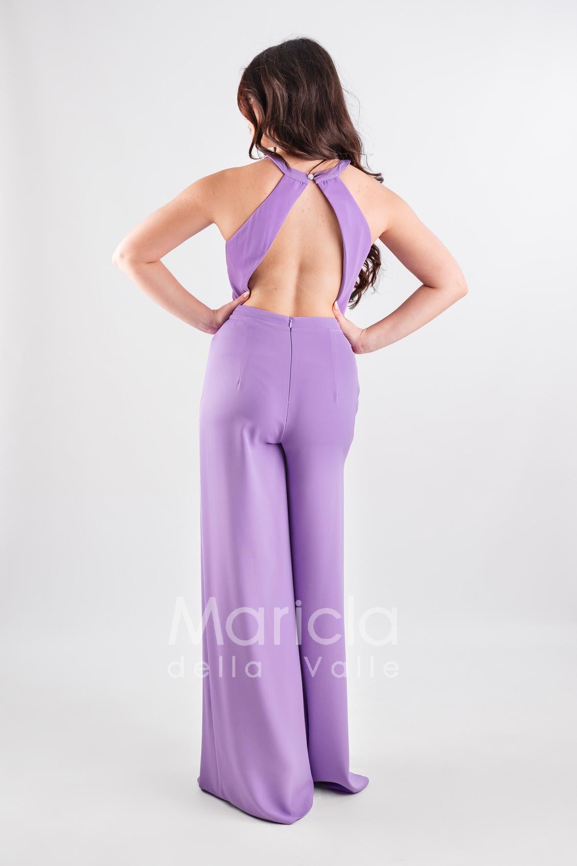 tuta con cinturino strass SH610 GLICINE SHARON 
