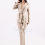 Tailleur con cinturino AD09233 BEIGE MARICLA 