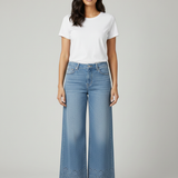 Pantalone jeans con macramè LIN407 DENIM LINDAS 