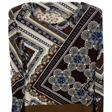 casacca patchwork MS1522 TABACCO MARICLA 