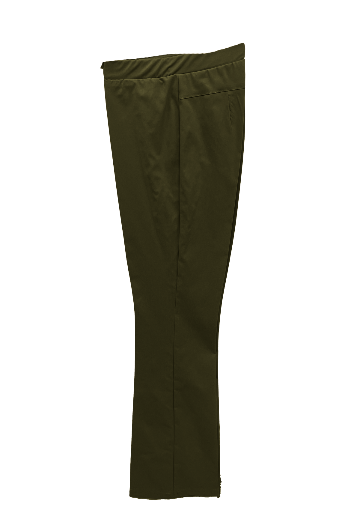 pantalone elastico zampa MS589SC MORO MARICLA 