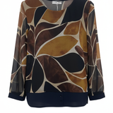 maglia doppiata fantasia DB10596 BLU MARICLA 