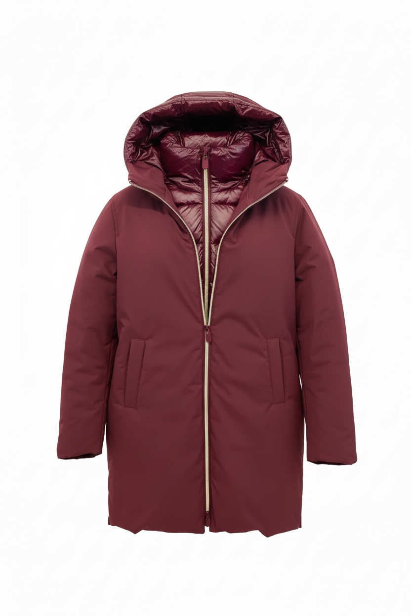 giaccone spalmato con trapunta LIN3407 AMARONE LINDAS 