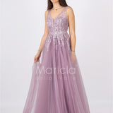 abito bambola toulle e strass FI6871 UVA MARICLA ELEGANCE 