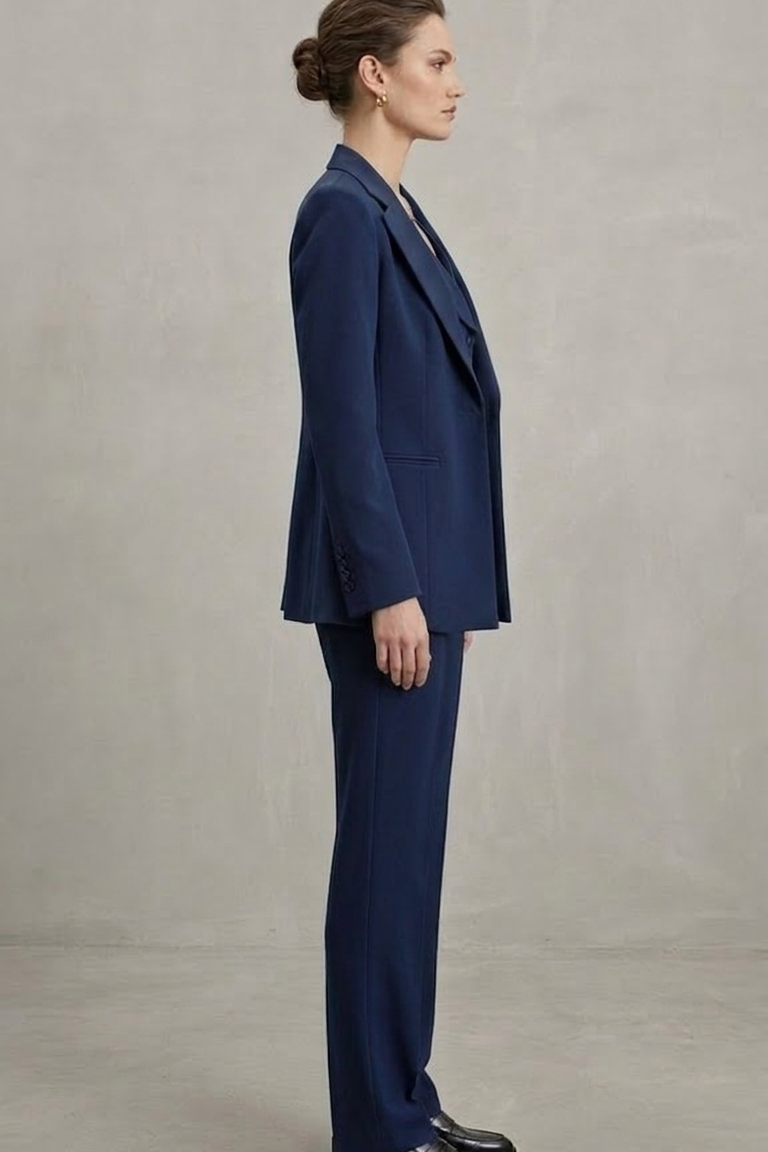 Completo 3 pezzi con gilet AD10101 BLU MARICLA 