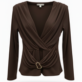 maglia unita con cintura GR1404 MORO MARICLA 