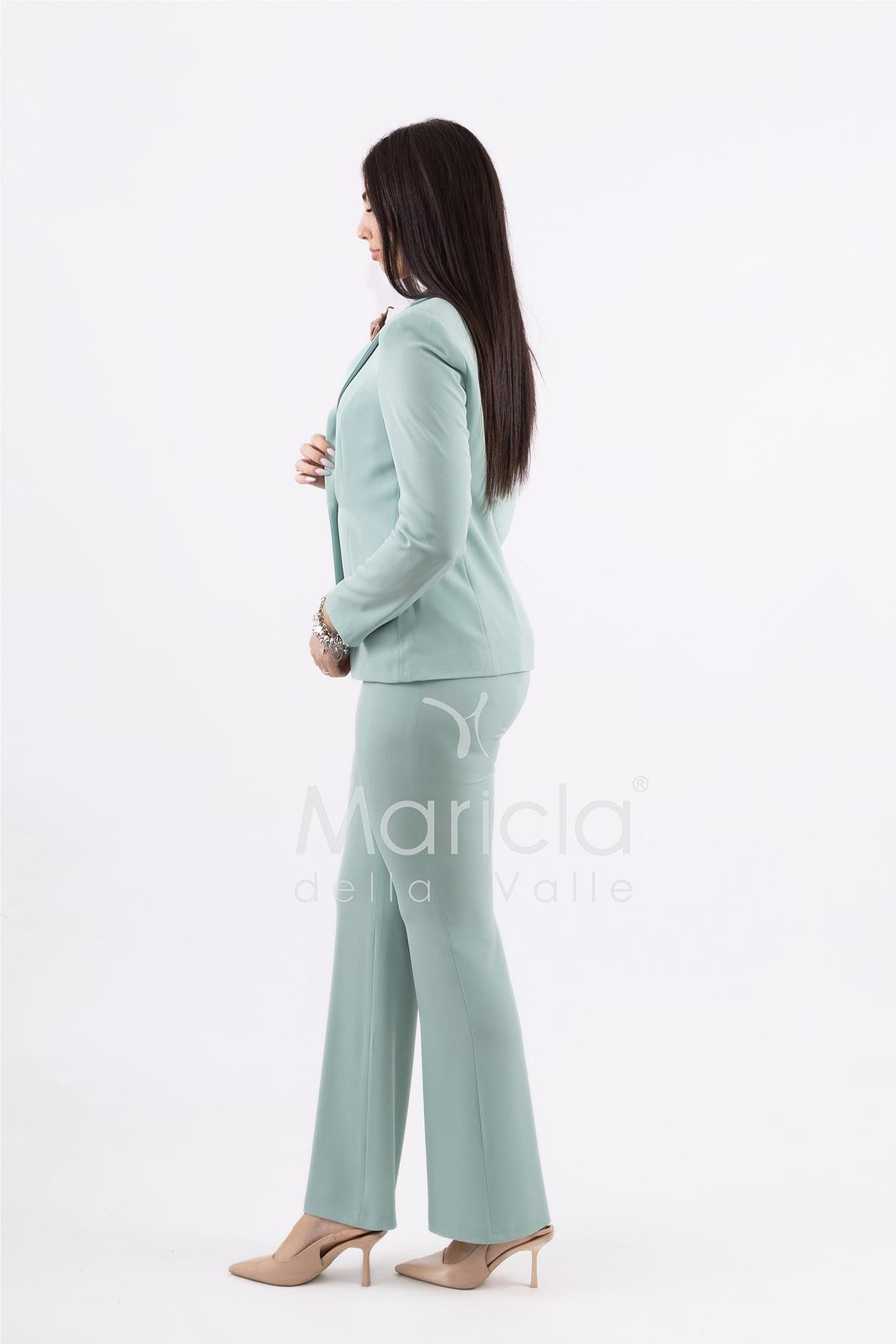 Completo Tailleur doppio Petto AD00499 MENTA MARICLA 