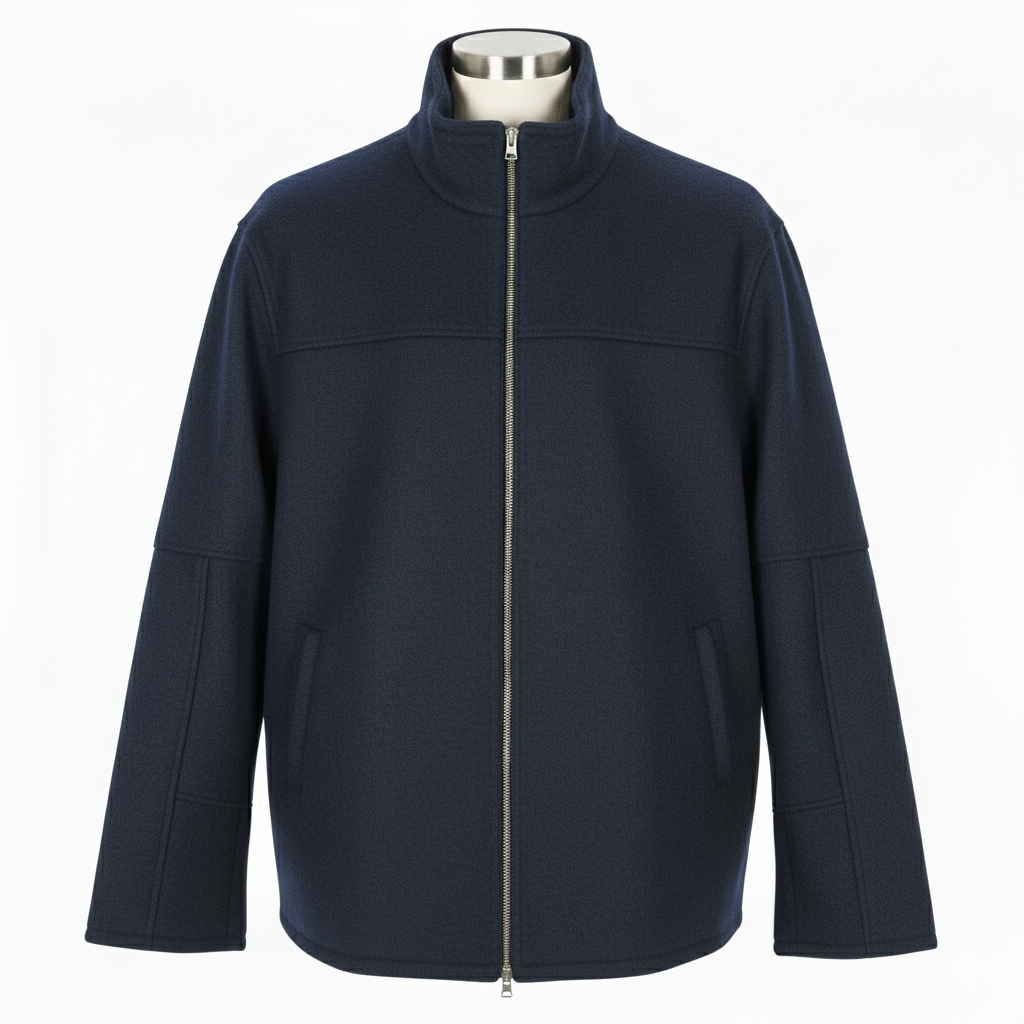 giacca lana MICHELA BLU MARICLA 