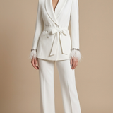 tailleur pietre e piume NINA BIANCO MARICLA 