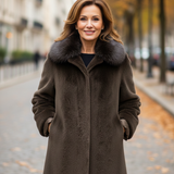 Cappotto in ecopelliccia reversibile IRMA MORO MARICLA 