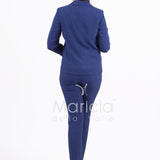 Completo tailleur collo smoking ROMI3872 BLUETTE MARICLA 