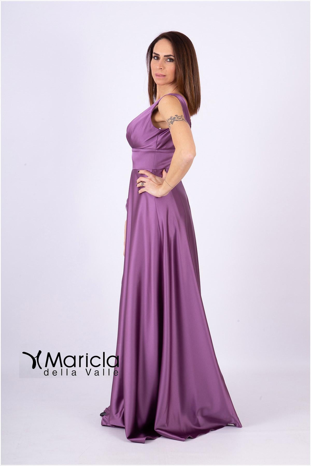 stile impero RG101 VIOLA GIGLI CERIMONIA 