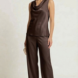 Top con collo sceso ROMI2714 MORO MARICLA 