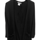cardigan sciallato CF4390 NERO CARLA FERRONI 