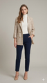 Giacca blazer boucler quadri