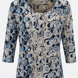 maglia fantasia GR1916 BLU MARICLA 