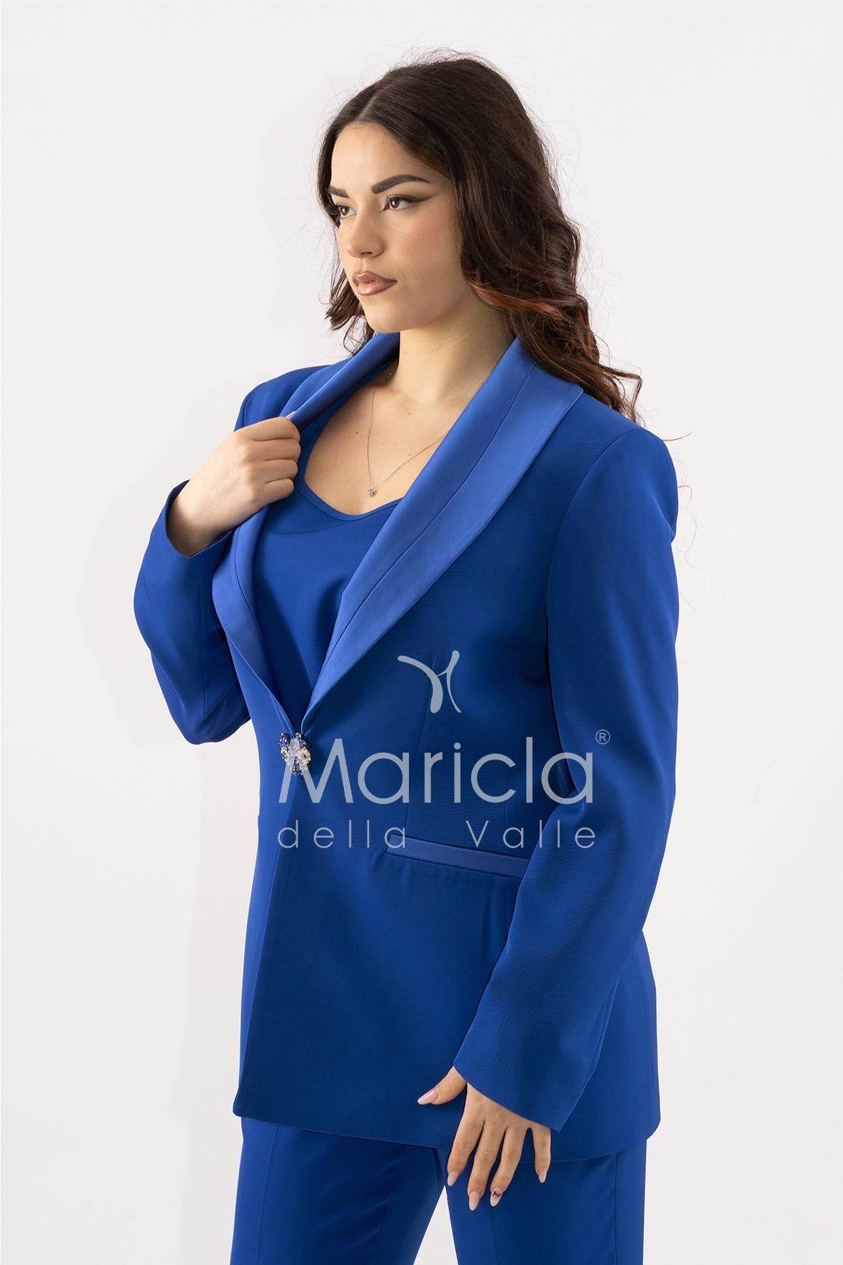Tailleur smoking Completo 3 pezzi SH726TP ROYAL SHARON 
