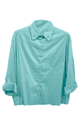 camicia manica 3/4 strass collo