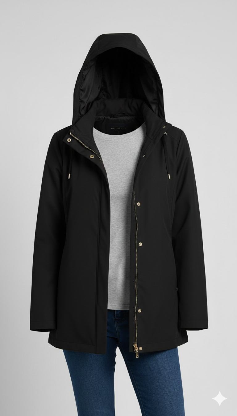 Parka Tecnico con Cappuccio ARTISTA NERO MARICLA 