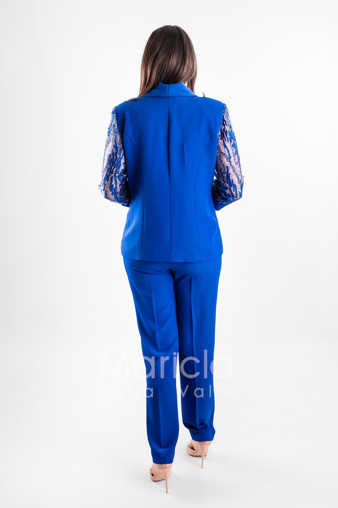 tailleur 3 pz ricamati PF217 ROYAL PAOLA FORTI 