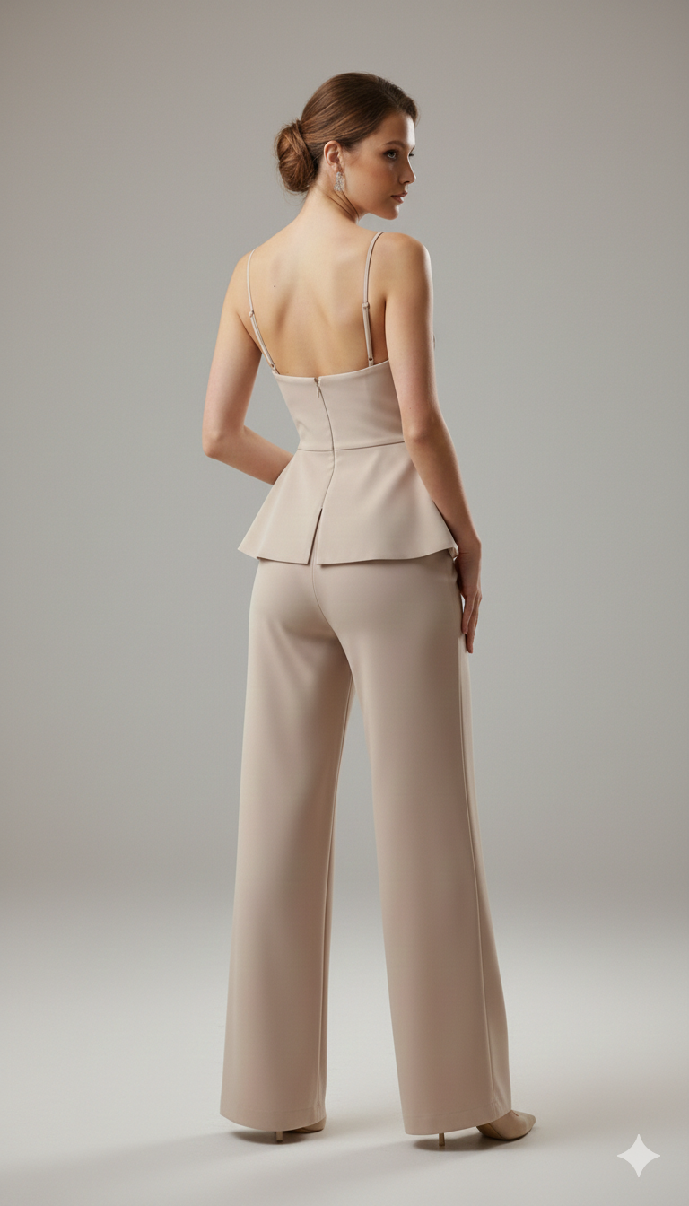 tuta smoking con strass LH117TU BURRO SHARON 