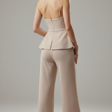 tuta smoking con strass LH117TU BURRO SHARON 