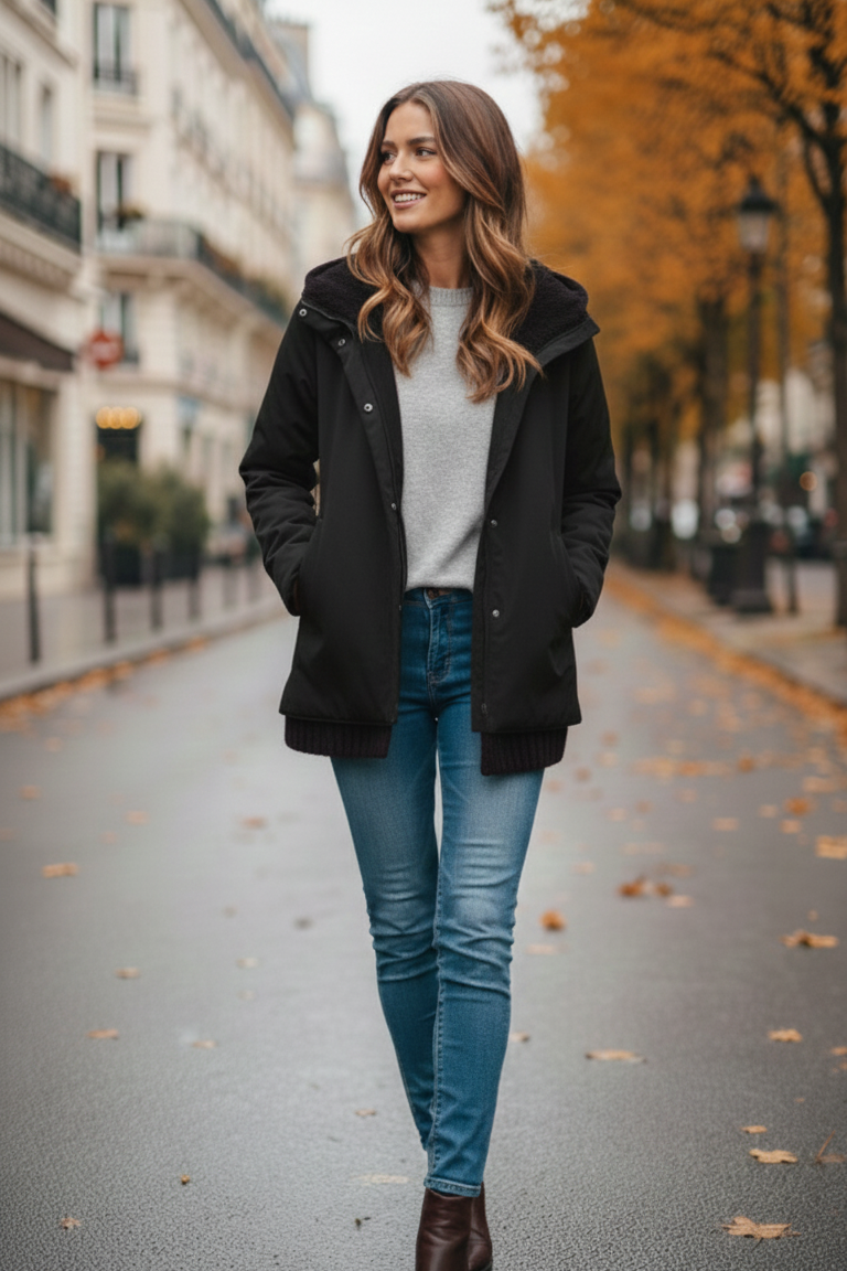 giaccone spalmato reversibile ALESSIA NERO MARICLA 