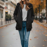 giaccone spalmato reversibile ALESSIA NERO MARICLA 